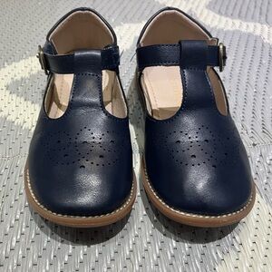 School shoes girl navy blue